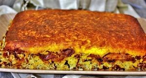 طرز تهیه ته‌چین ورامینی