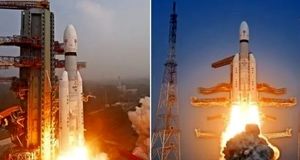 گام مهم هند در صنعت فضایی با پرتاب یک راکت ماهواره‌بر/ببینید
