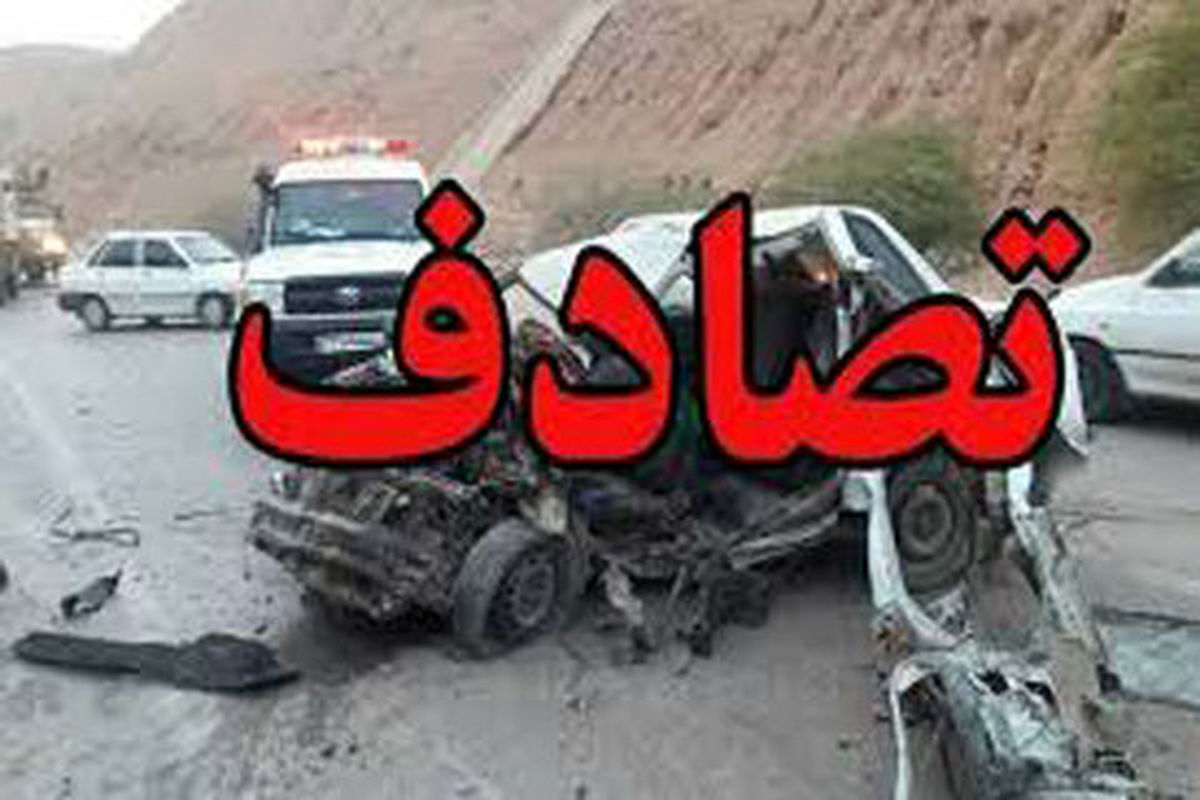 تصادف خودروی سواری با خودروی حمل بنزین در اتوبان چمران