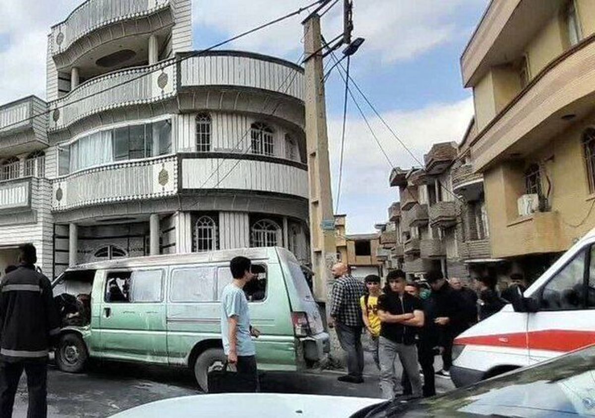 فوت یکی از دانش آموزان حادثه آتش‌سوزی سرویس مدرسه 