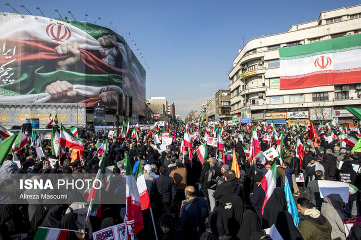 حاشیه‌های راهپیمایی تهرانی‌ها در محکومیت اقدامات تروریستی آمریکا و رژیم صهیونیستی