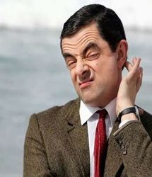 چهره پیر و شکسته شده مستربین در 71 سالگی