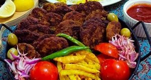 طرز تهیه کتلت بادمجان بدون سیب زمینی