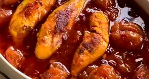 طرز تهزه خورش آلو بدون لپه/ سریع و خوشمزه