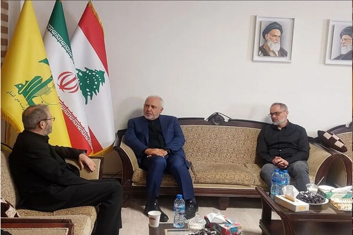 ظریف به دفتر حزب‌الله لبنان در تهران رفت