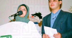 قاب زیرخاکی از نگار استخر و سام غریبیان در یک جشنواره