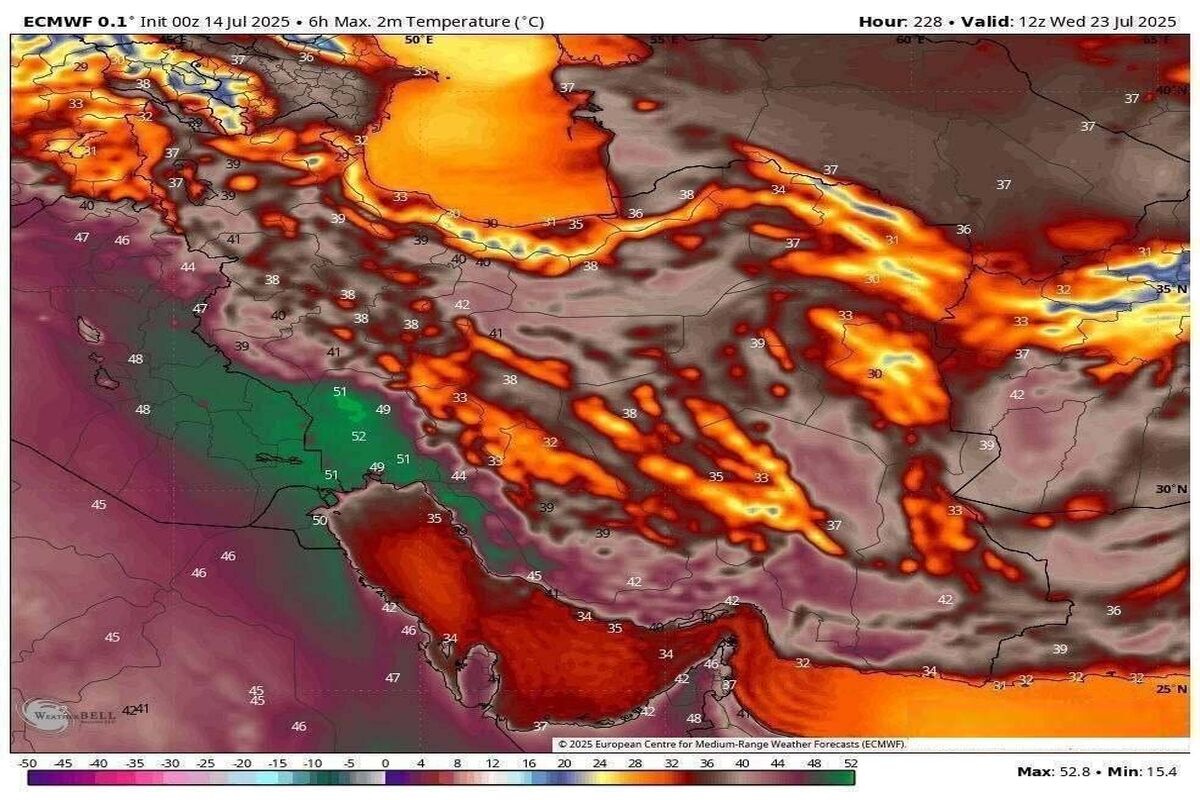 شروع مرداد با هشدار گرمای شدید در این مناطق