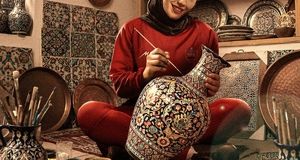پوستر اصیل و سنتی پرسپولیس برای بازی با سپاهان