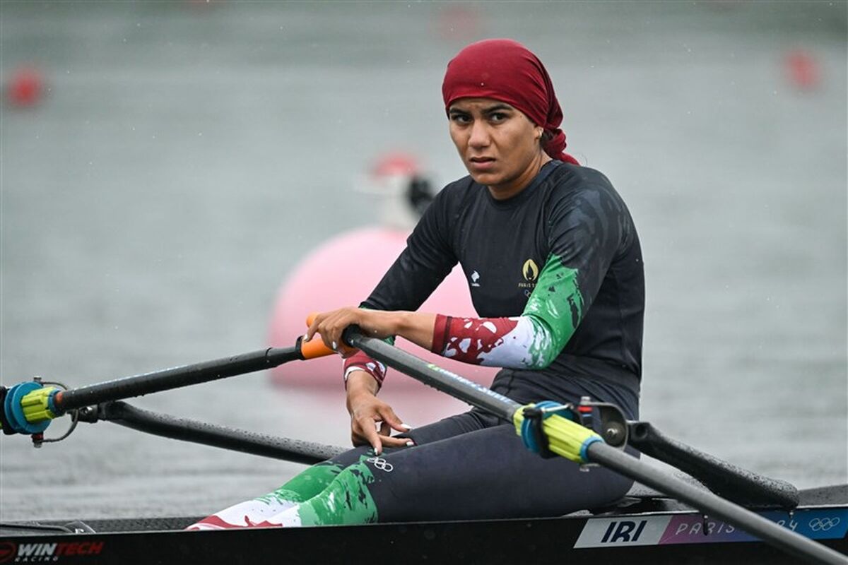 المپیک2024/فاطمه مجلل در رویینگ تک نفره ناکام شد؛بین ۶ تیم ششم شدیم!