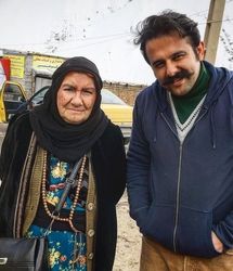 چهره شکسته مه لقا خانم ۷ سال پس از سریال نون خ با مو‌های سفید