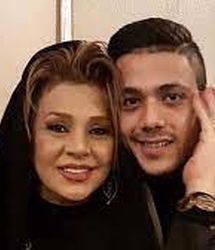 قاب احساسی نسرین مقانلو در آغوش پسرش/ ببینید