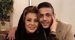 قاب احساسی نسرین مقانلو در آغوش پسرش/ ببینید