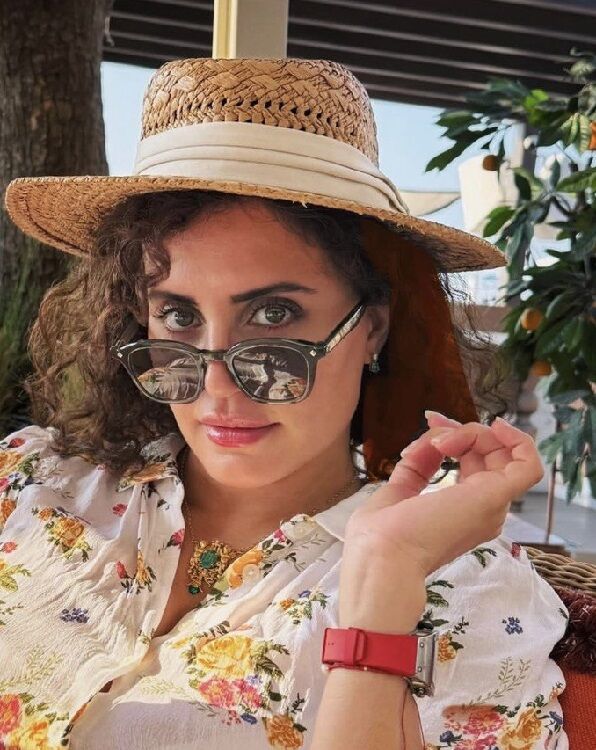 چهره الناز شاکردوست وقتی برای اولین بار جلوی دوربین آمد/ عکس