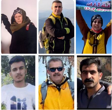 عکس‌های 6 کوهنورد جانباخته در ارتفاعات کردستان