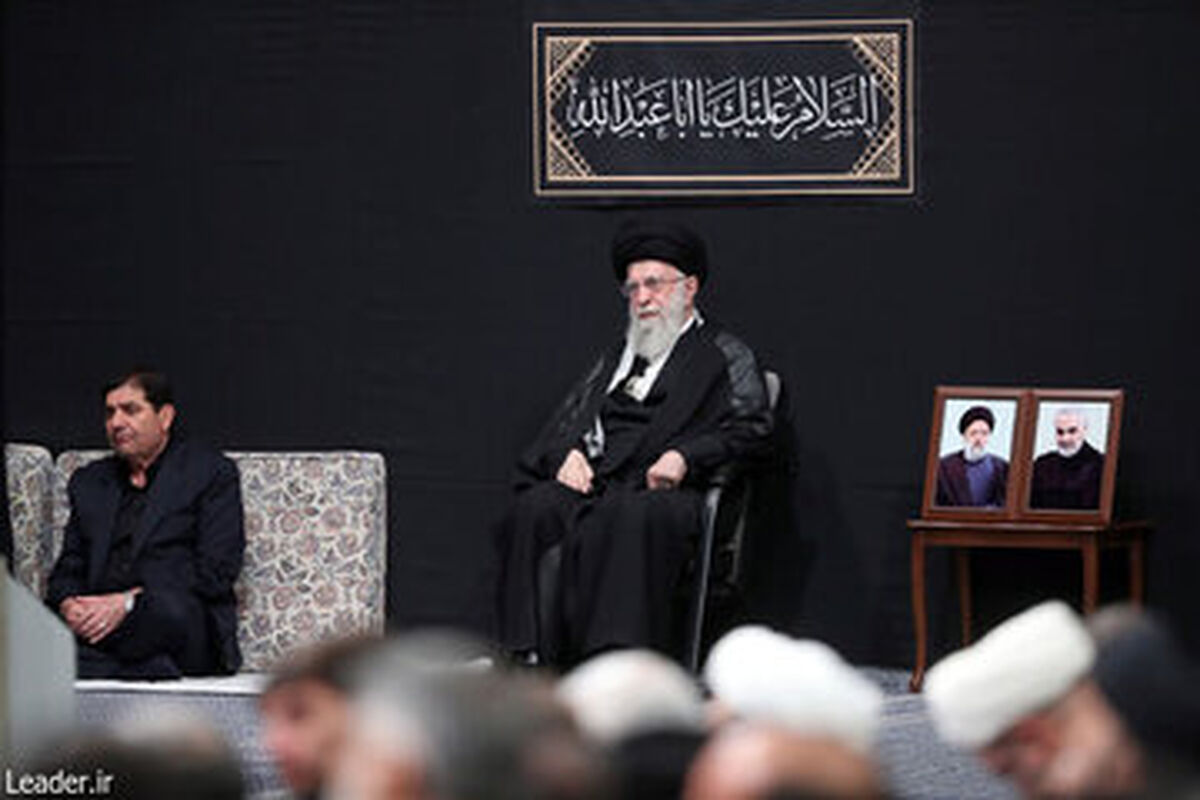 تصویری خبرساز و پربازتاب از داماد آمریکایی حداد عادل در بیت رهبری