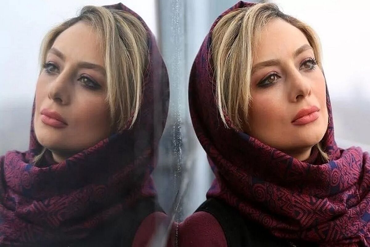  استایل لاکچری یکتا ناصر با مانتوی طرحدار و صندل