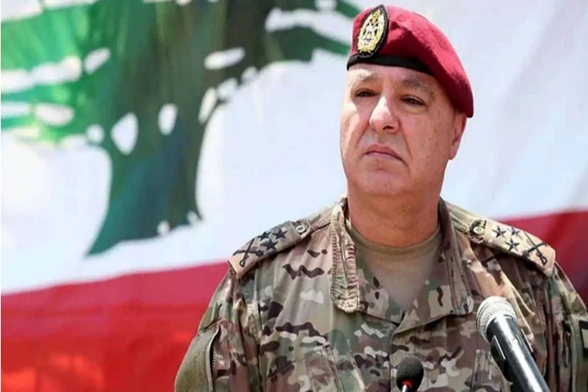 شوخی جنجالی رئیس جمهور لبنان با فرمانده ارتش