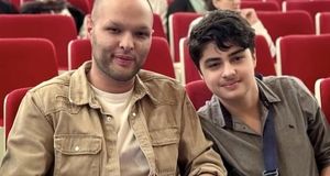 شهاب حسینی با پسر بزرگش تیپ ست زد/ عکس