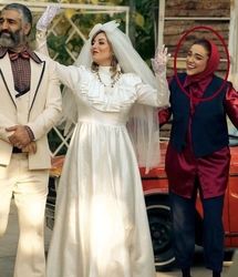  رویا وحدتی، بازیگر فیلم سینمایی «جزایر قناری»، در کنار همسرش!