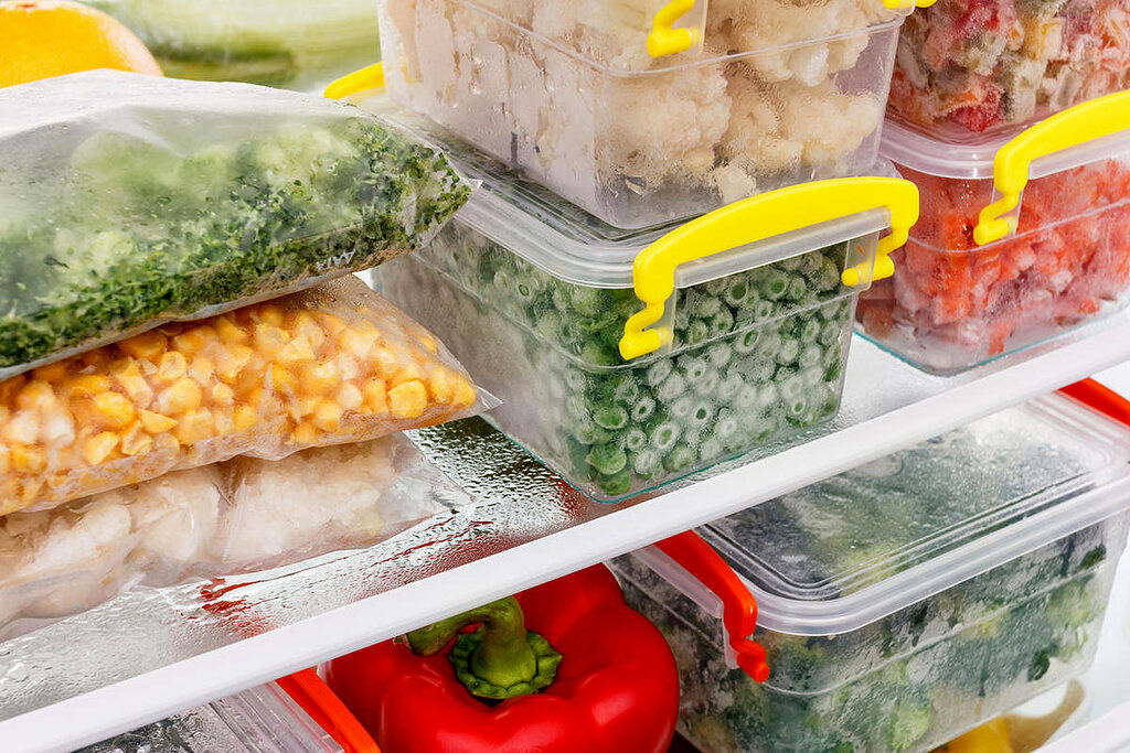 روش صحیح فریز کردن مواد غذایی