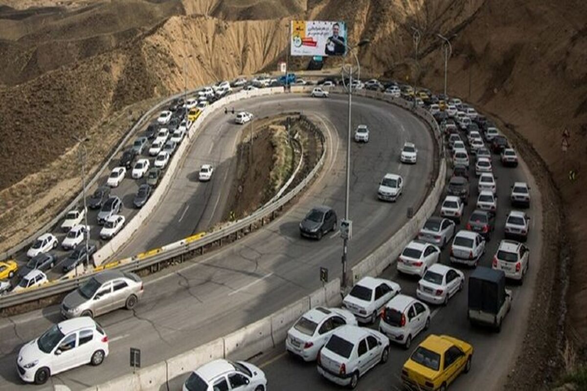 آزادراه تهران شمال یک طرفه شد