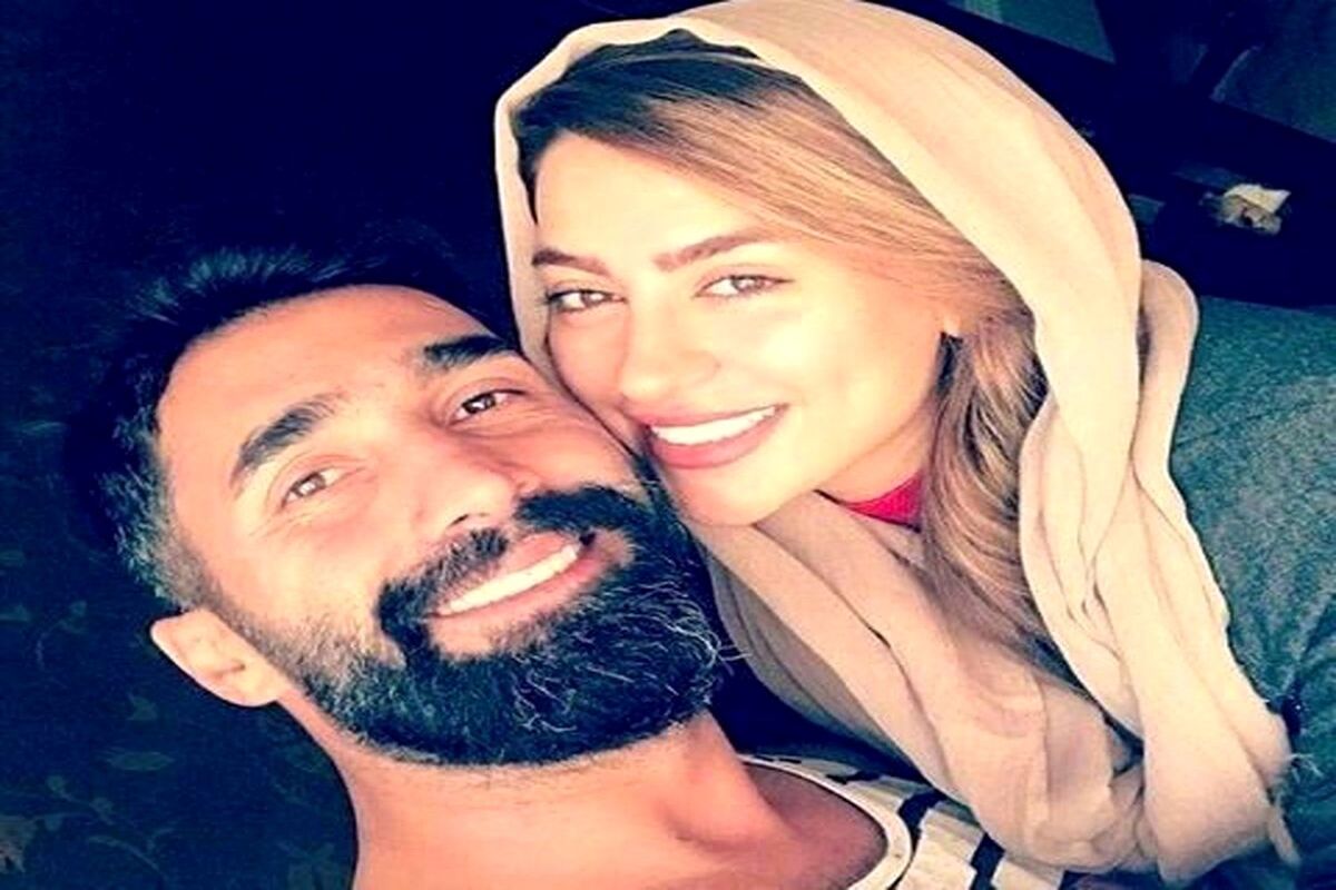 سمانه پاکدل و هادی کاظمی با استایلی که توجه‌ها را جلب کرد!/ ببینید