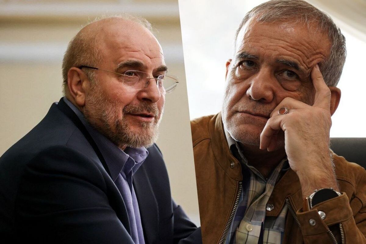 عکس مشترک از رئیس جمهور منتخب و قالیباف که حسابی وایرال شده است/ تصویر

