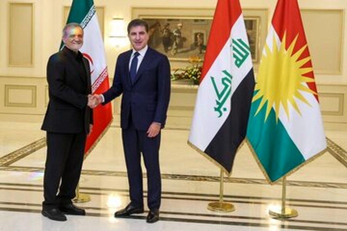 پیام تبریک بارزانی به رهبر انقلاب و رئیس‌جمهور