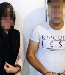 مچ گیری از زن متأهل با مرد زن‌دار در خودرو