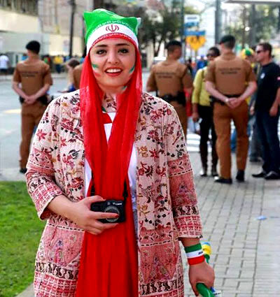 عکس های نرگس محمدی در قطر وایرال شد