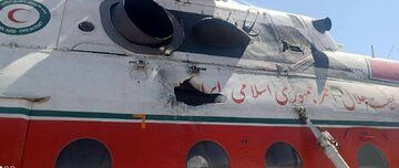 وخامت حال ۳ نفر از مصدمان حادثه سقوط بالگرد هلال احمر