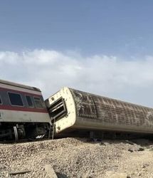خروج قطار مسافربری تهران کرمان از ریل+ جزئیات
