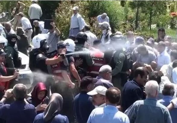 حمله دوباره پلیس آلبانی به مقر منافقین/ عکس