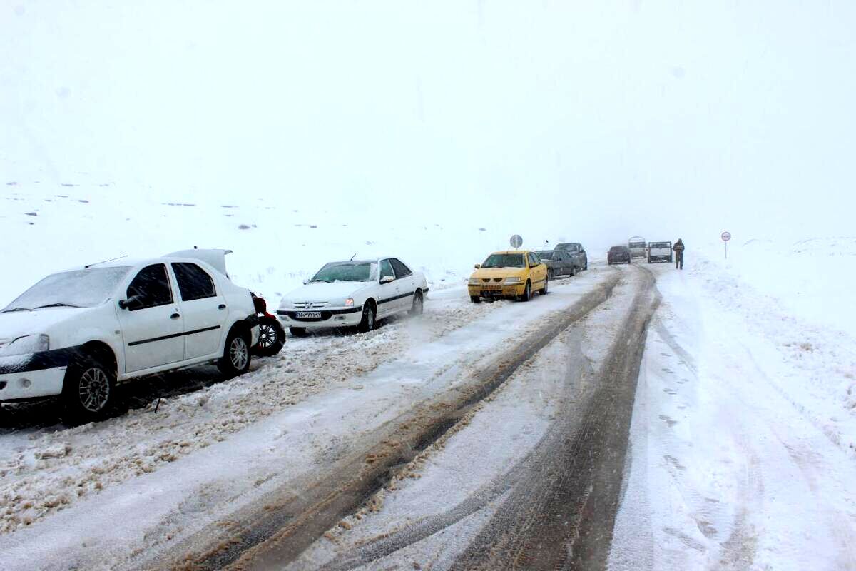 تهران زیر برف سنگین