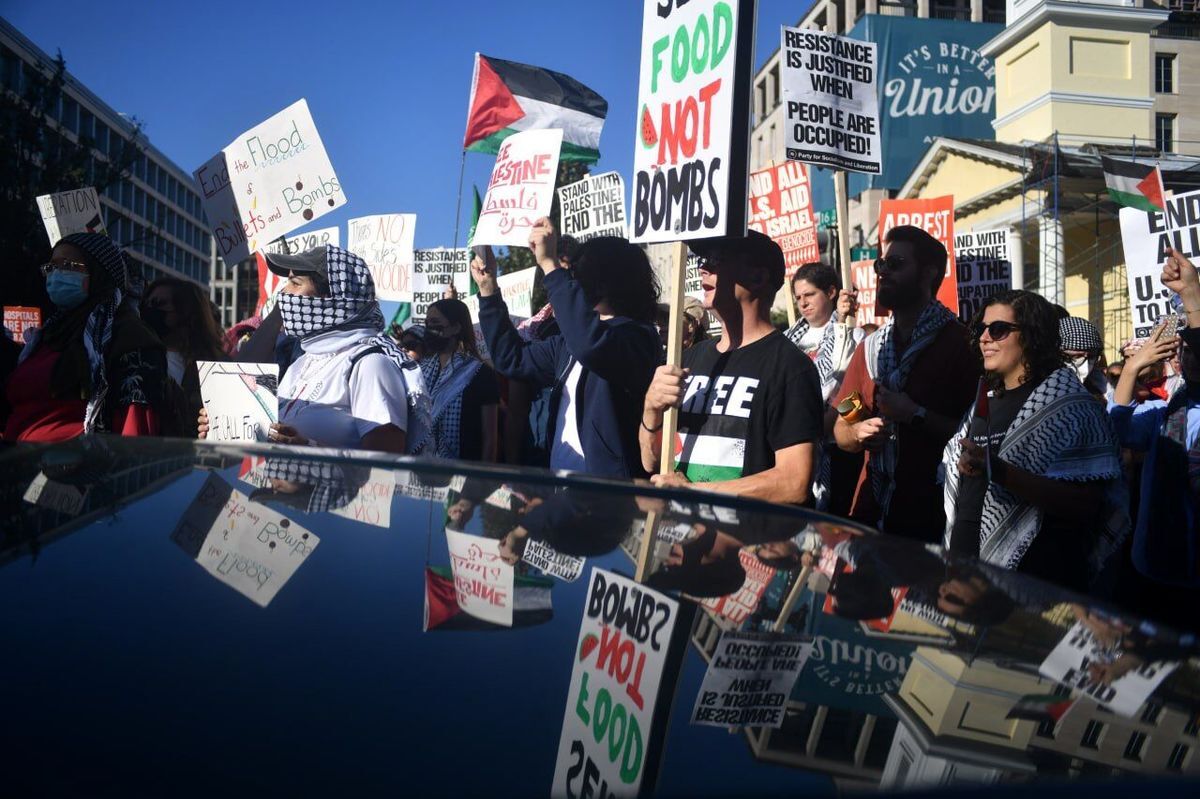 حامی فلسطین و لبنان در مقابل کاخ سفید خودش را به آتش کشید+جزئیات هولناک