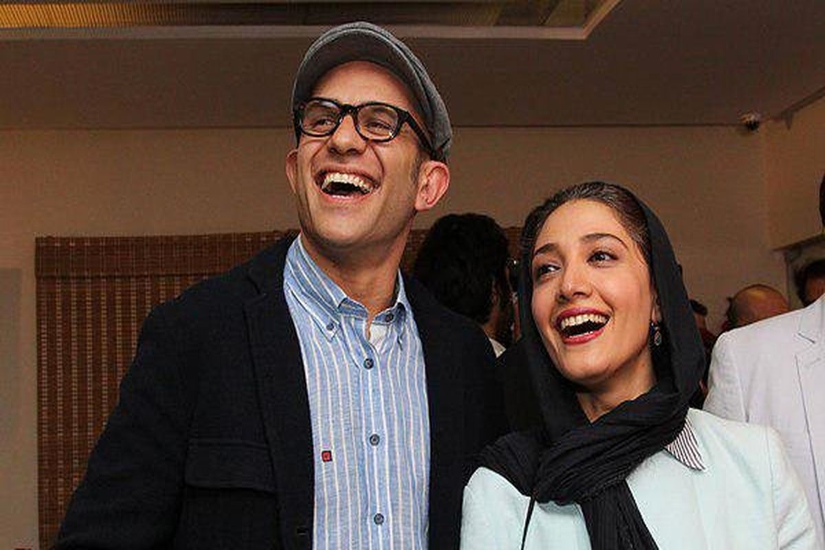 بابک حمیدیان و مینا ساداتی با چهره واقعی جذاب/ عکس