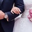 عکسی از مراسم ازدواج گروهی در نوار غزه با لباس جالب عروس ها
