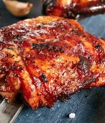 جوجه کباب فضایی با ران بی استخوان مرغ