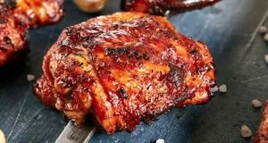 جوجه کباب فضایی با ران بی استخوان مرغ