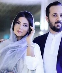 عاشقانه احمد مهران‌فر در کنار همسرش مونا فائزپور/ عکس