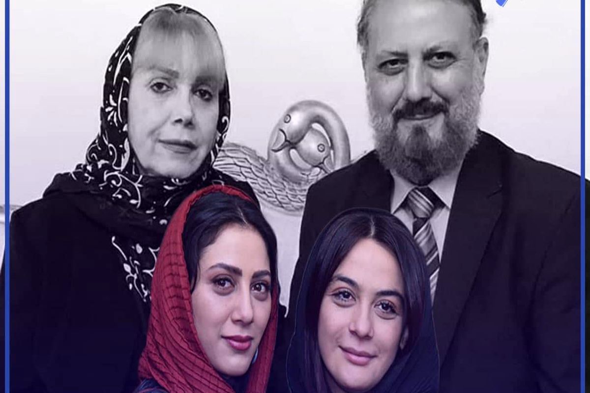 مونا و مارال فرجاد به سوگ مادر نشستند