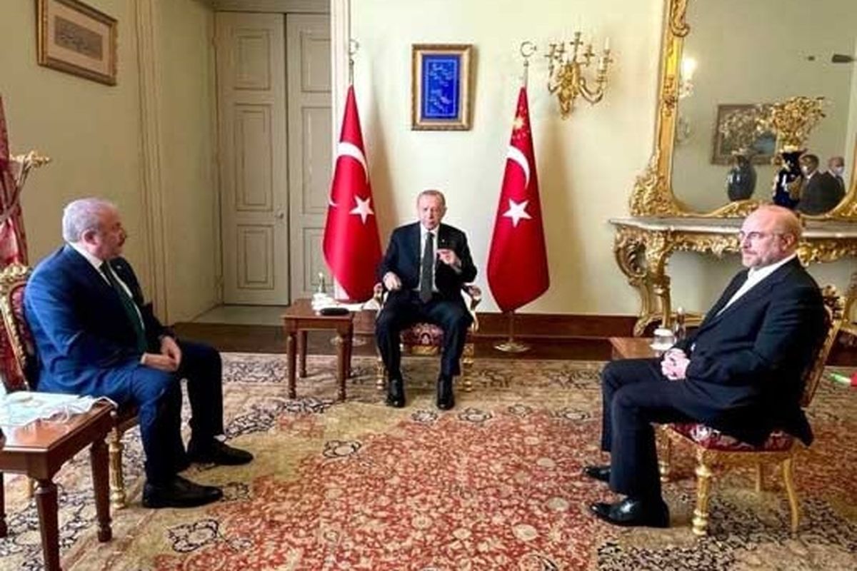 عکس دیدار قالیباف با اردوغان واکنش برانگیز شد