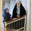 «مرضیه توفیقی‌مقدم» در اتاق گریم سریال بچه مهندس 4