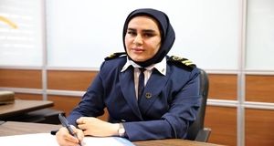 یک زن خوزستانی افسر دوم شناورهای سه هزار تن دریایی شد+عکس