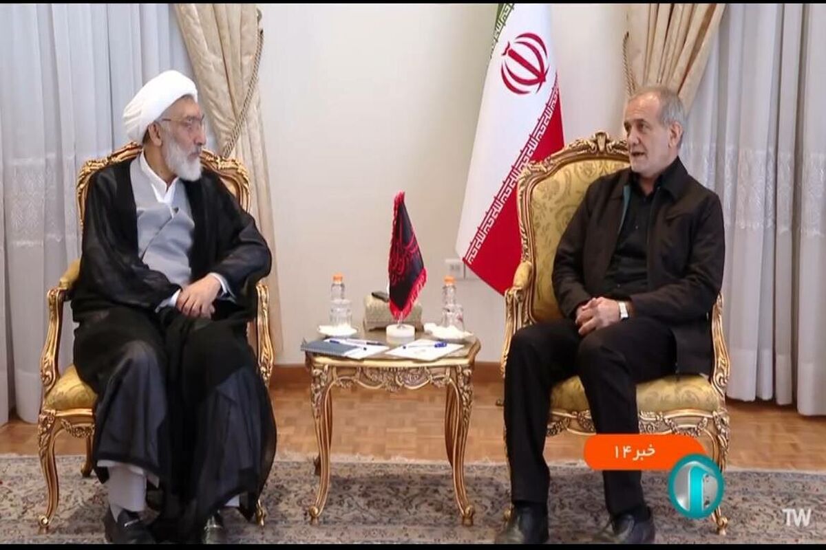 پورمحمدی به دیدار پزشکیان رفت/ قدر دانی رئیس جمهور منتخب از پور محمدی