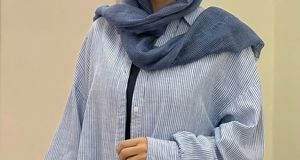 استایل جذاب و آبی حدیث فولادوند در یک کنسرت