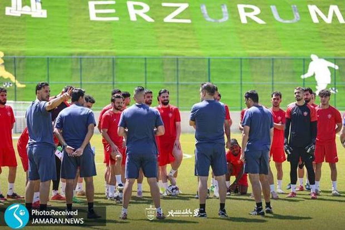 طوفان بزرگ در آستانه بازی اول لیگ در پرسپولیس
