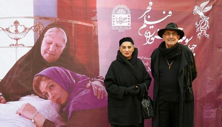 زوج محبوب سینما به تماشای فیلم ابراهیم حاتمی‌کیا رفتند