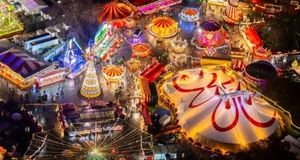 تصاویر هوایی از لندن غرق در حال‌وهوای جشن کریسمس