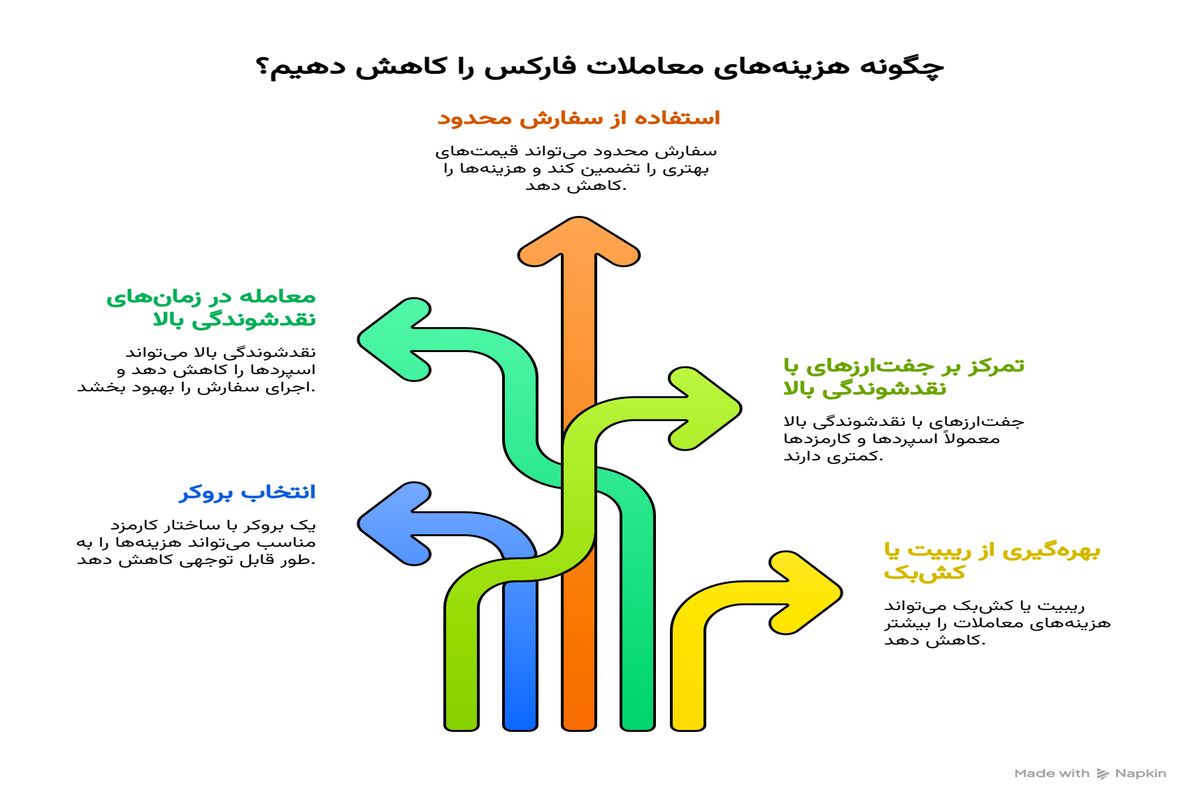کاهش هزینه معاملات فارکس